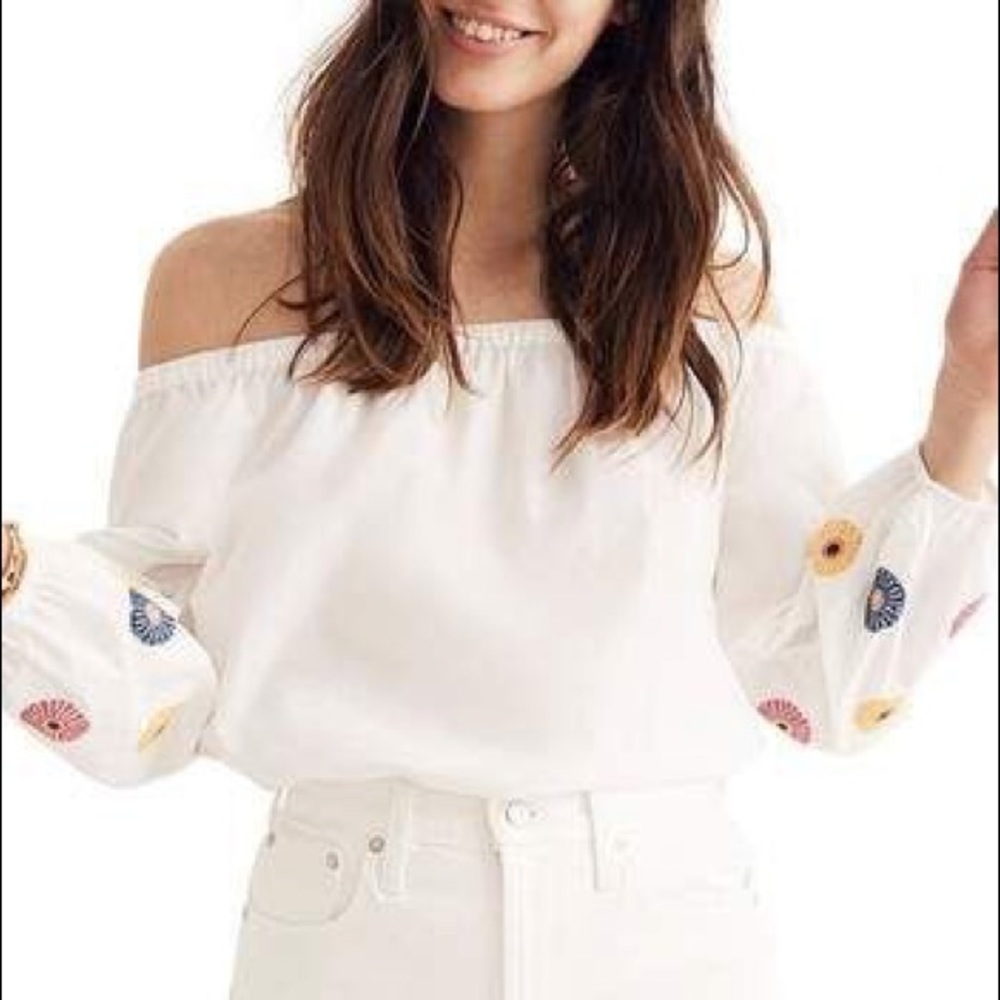 Madewell Embroidered Top